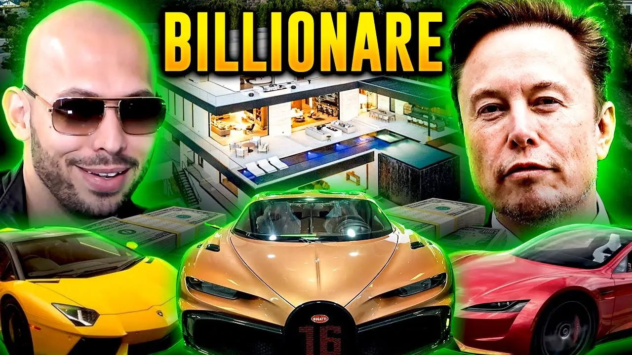 Elon Musk Vs Andrew Tate Car Collection Net Worth Mansions and Fortune