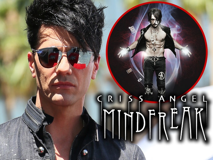 Criss Angel Helps Subdue Belligerent Man Throughout Magic Present