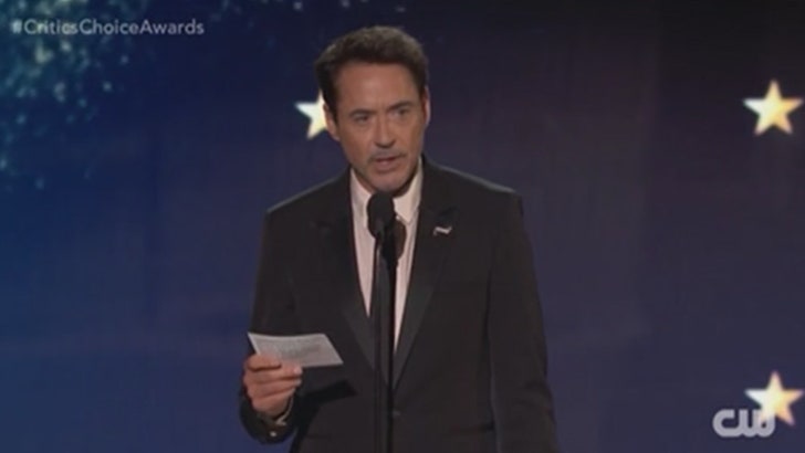 Robert Downey Jr. Reads His Worst Opinions Throughout Critics Selection Acceptance