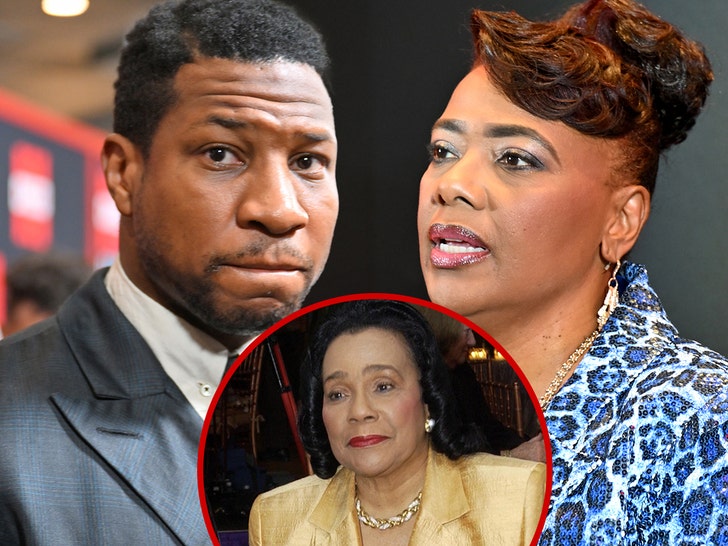 Jonathan Majors Defends Utilizing Coretta Scott King’s Identify Amid Backlash