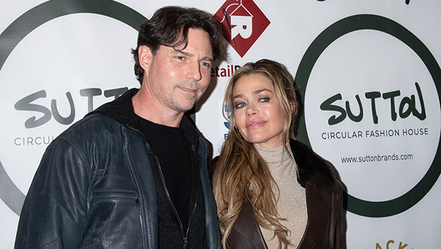 Denise Richards Cuddles Up to Husband Aaron Phypers on Rare Date Night at Sutton Stracke’s Western Party: Photos