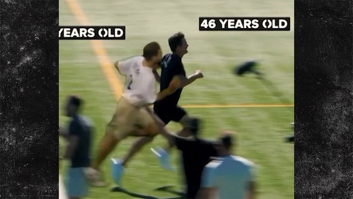 Tom Brady Runs Sooner 40-Yard Sprint At 46 Years Previous Than At 22, 5.12 Seconds!