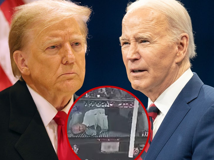 Donald Trump Shares Video of Joe Biden Restrained, Hogtied On Again Of Truck