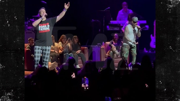 ‘Jersey Shore’s Angelina Serenaded Onstage by AJ McLean & Joey Fatone