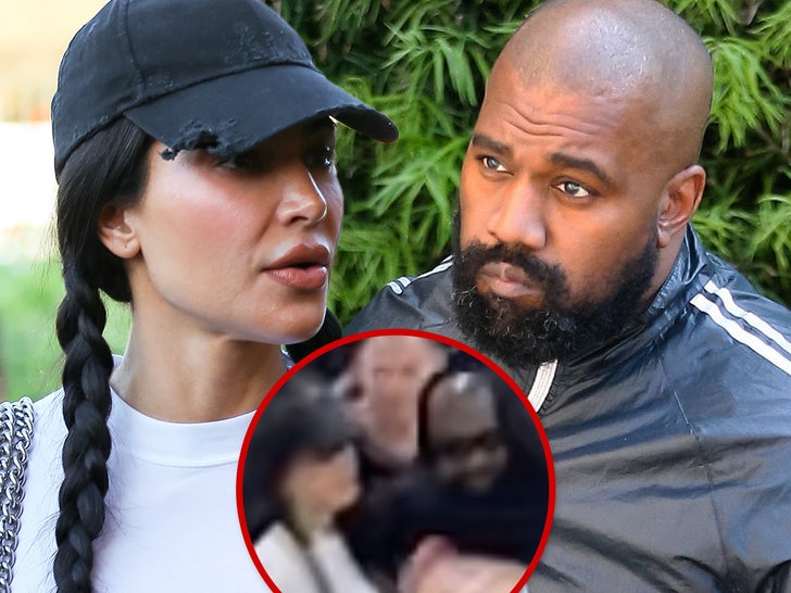 Kim Kardashian Retains the Peace With Kanye West At Saint’s Basketball Sport