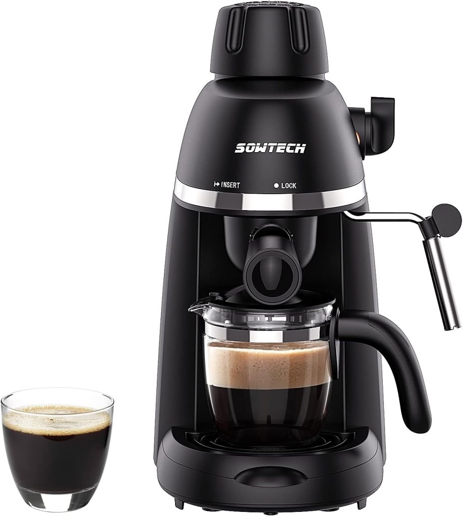 Finest Espresso Machine Deal on Amazon 2024: $40 Sowtech Espresso Maker