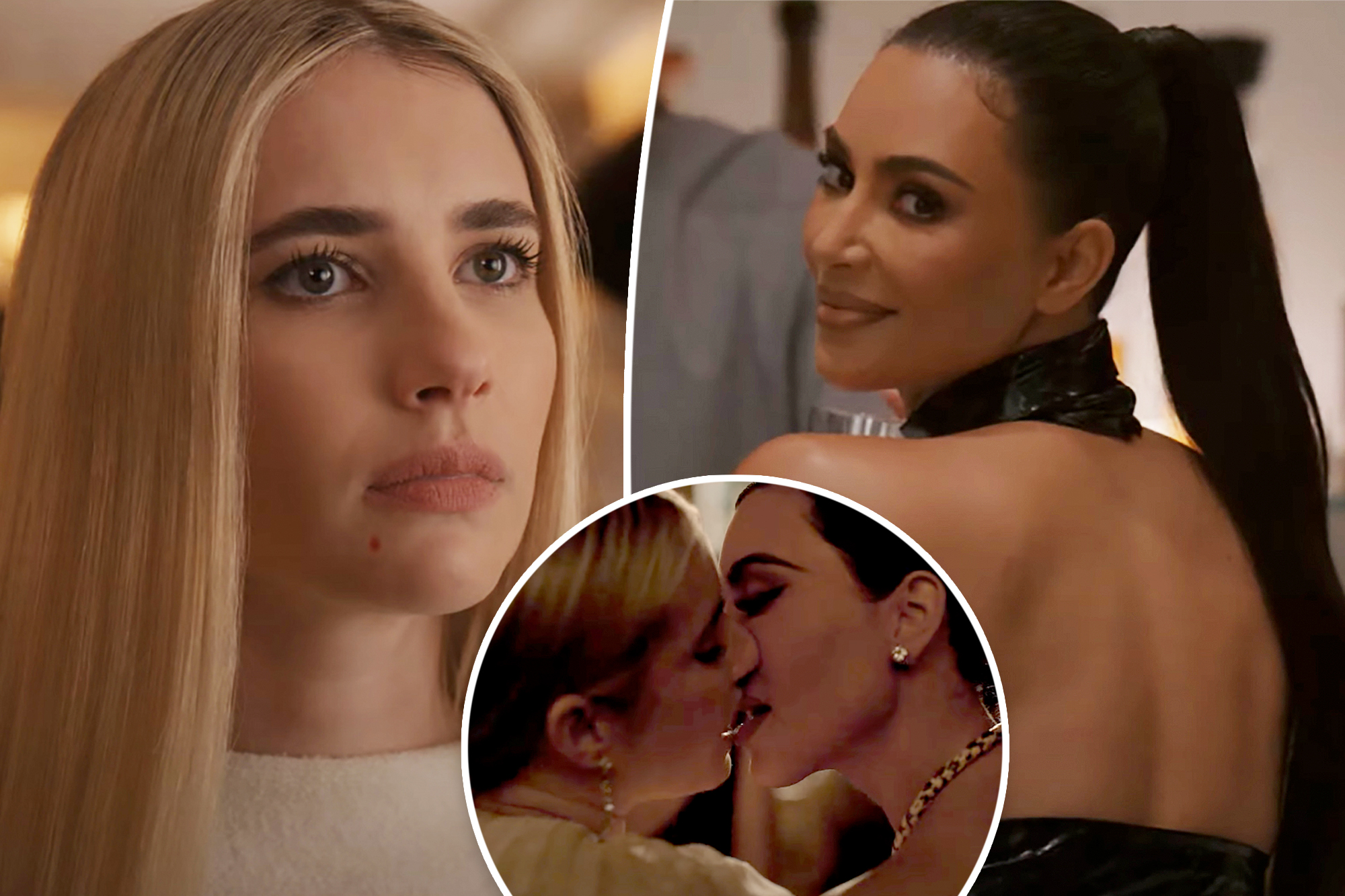 Kim Kardashian kisses Emma Roberts in ‘American Horror Story’ trailer