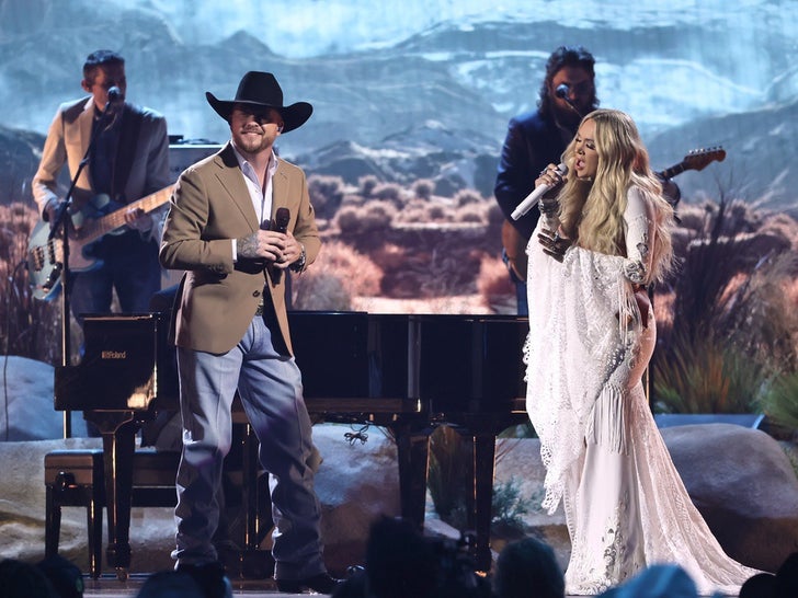 Carrie Underwood, Cody Johnson Placed on Shock Efficiency at CMA Awards