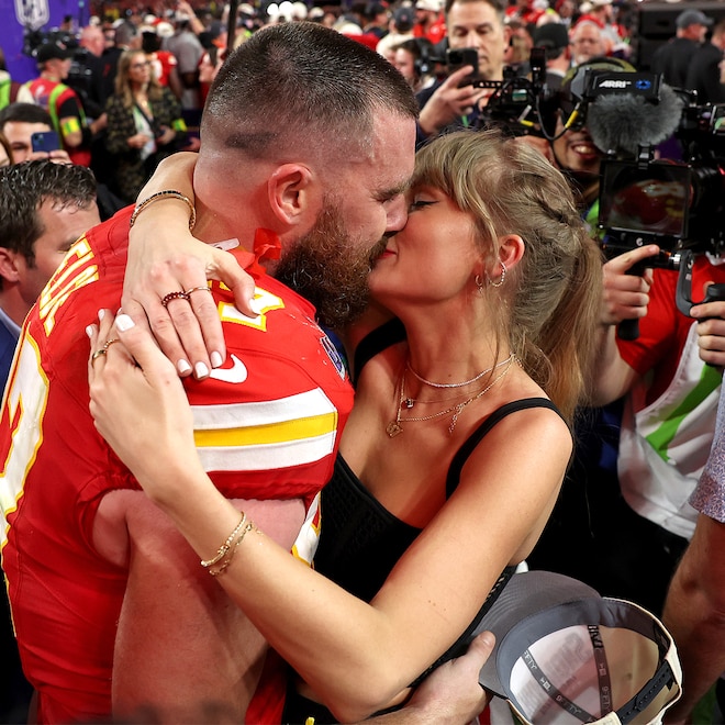 How Taylor Swift Celebrated Travis Kelce’s History Making Moment