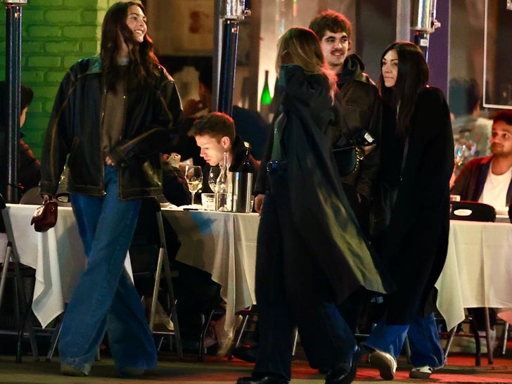 Leonardo DiCaprio and Vittoria Ceretti Have Dinner With Her Household in L.A.