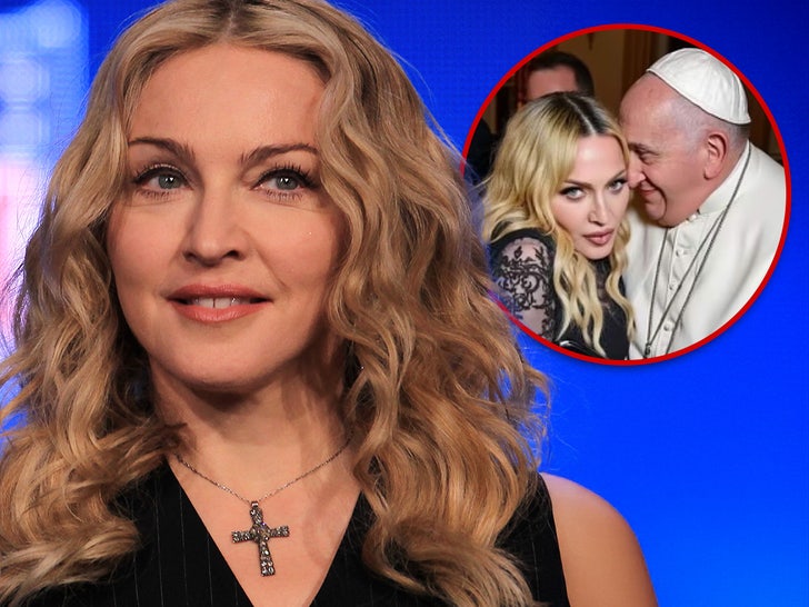 Madonna Flamed After Posting A.I. Pictures of a Handsy Pope Francis