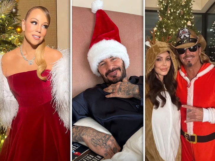 Celebrities Get Into The Festive Spirit For Christmas 2024