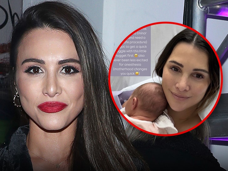 ‘Bachelorette’ Star Andi Dorfman Hospitalized Days After Giving Beginning