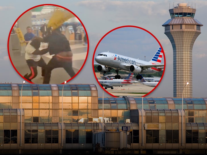 Loopy Battle Breaks Out at O’Hare Airport, Indicators Used as Weapons: Video