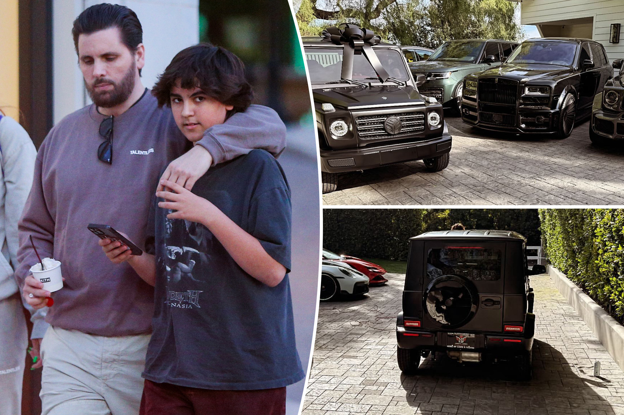 Scott Disick items son Mason a mini Mercedes-Benz G-Wagon for fifteenth birthday