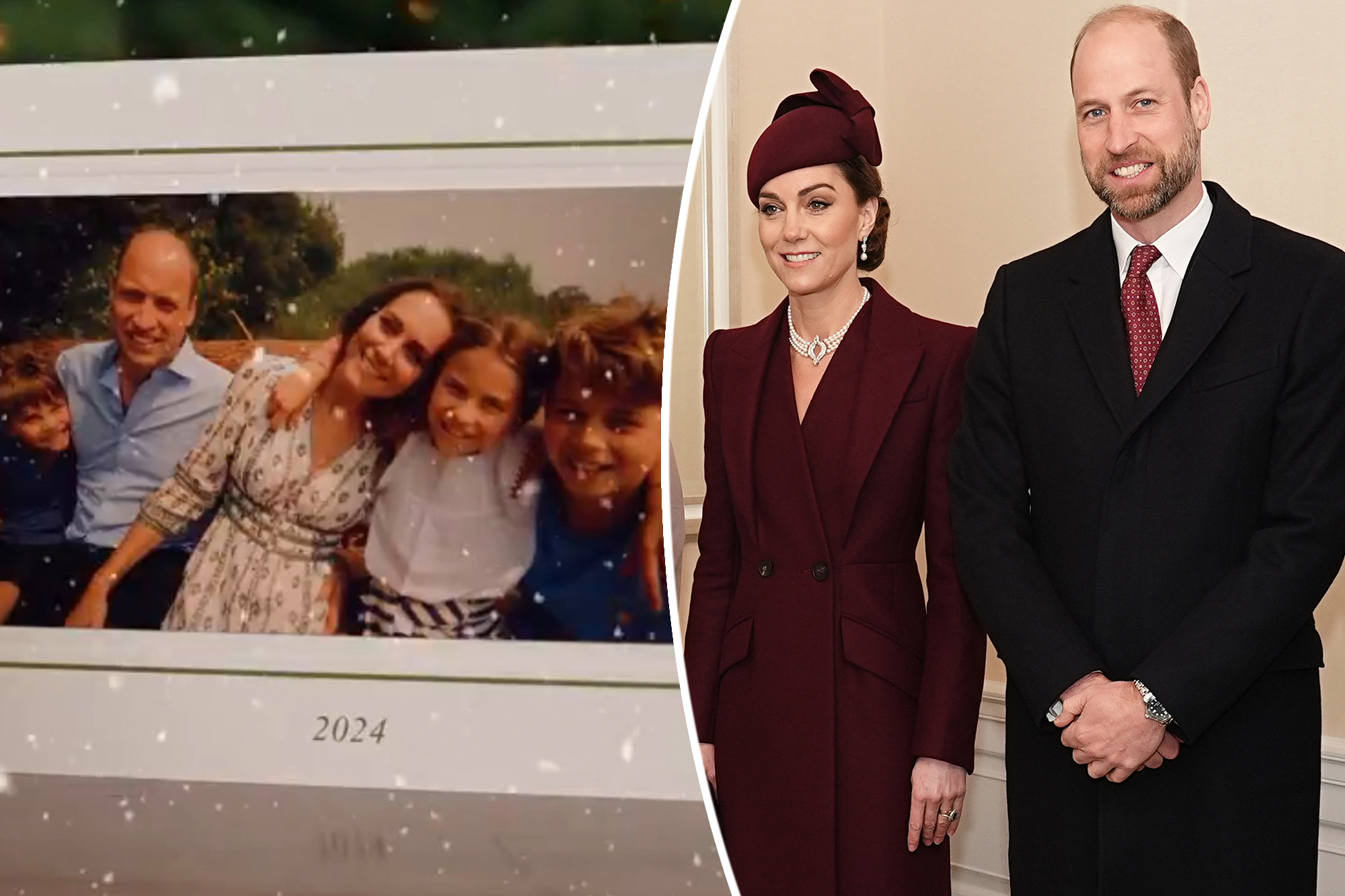 Prince William, Kate Middleton share 2024 Christmas card with youngsters