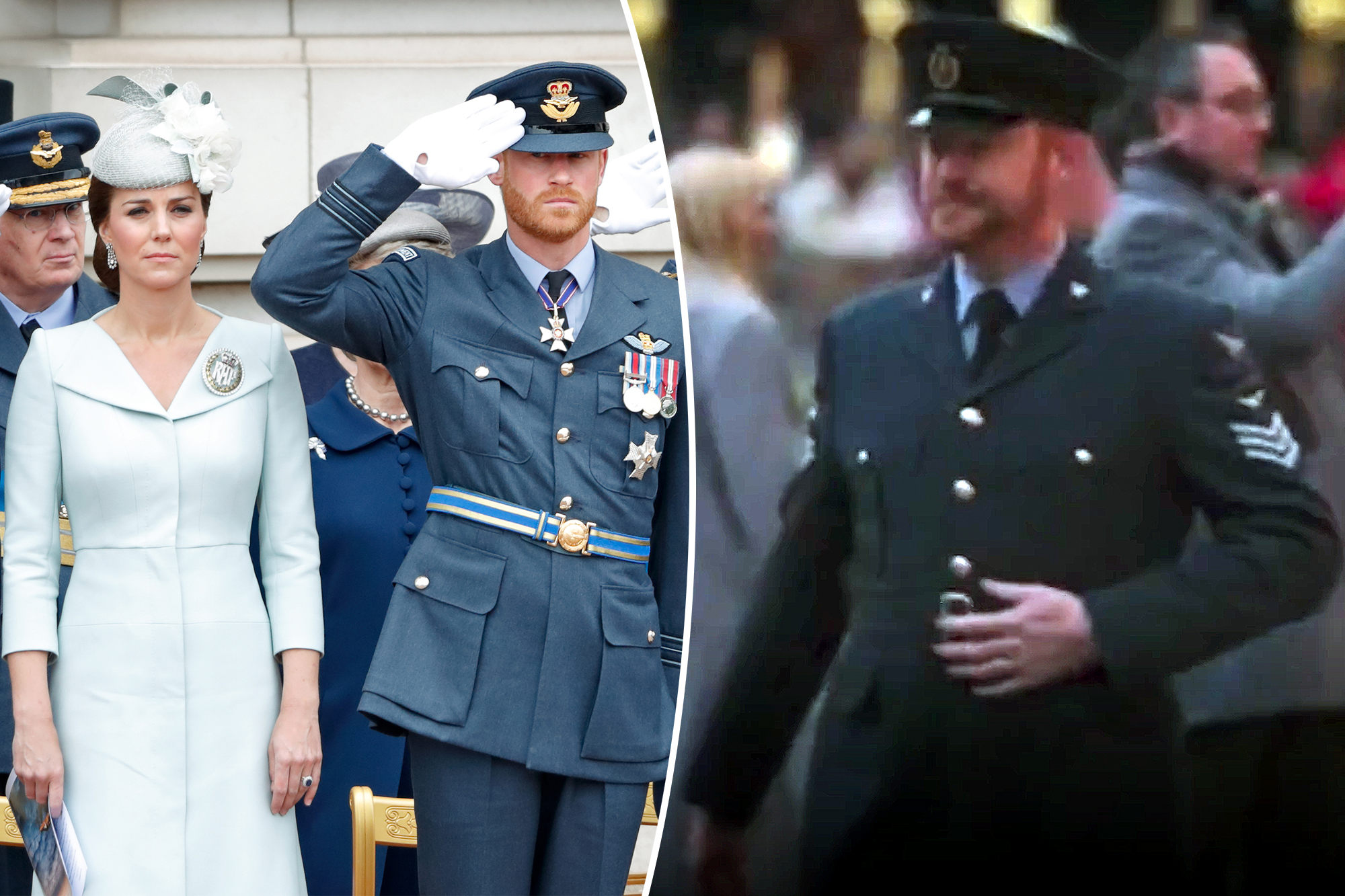 Prince Harry look-alike at Kate Middleton Christmas carol live performance