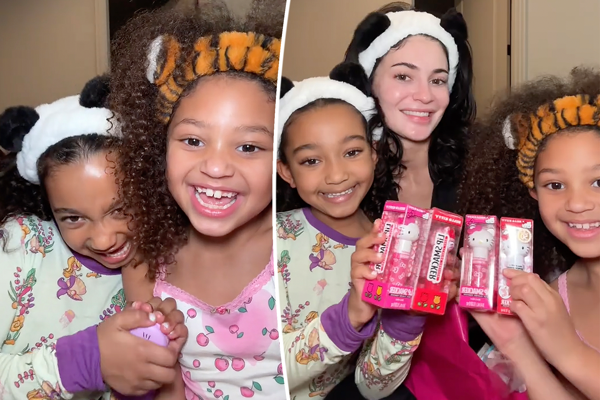 Chicago West and Stormi Webster present their Ulta haul in a TikTok video