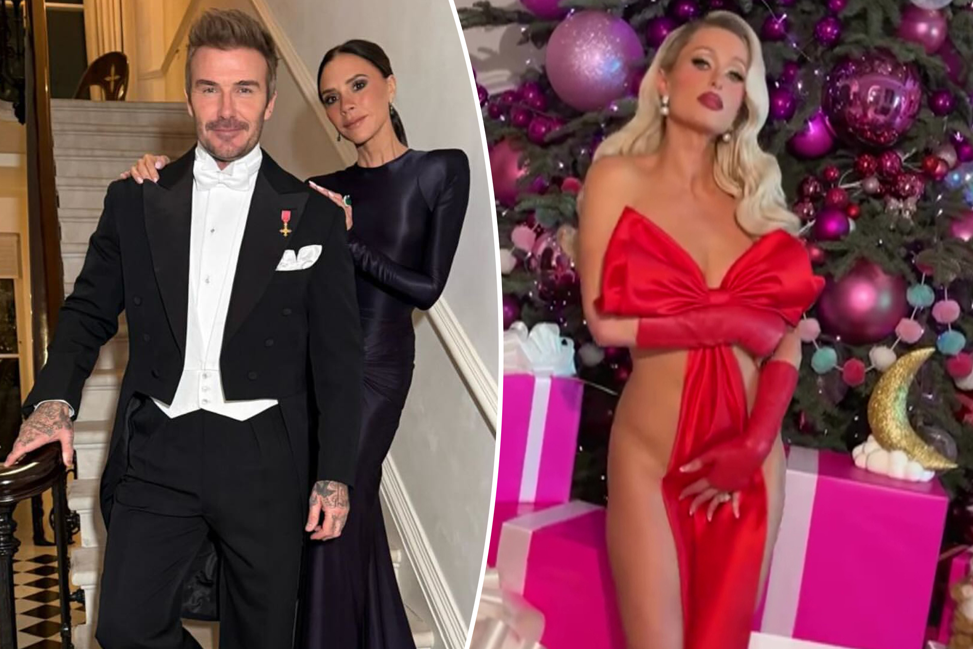 The Beckhams, Paris Hilton, Kylie Jenner & extra celebrities rejoice Christmas