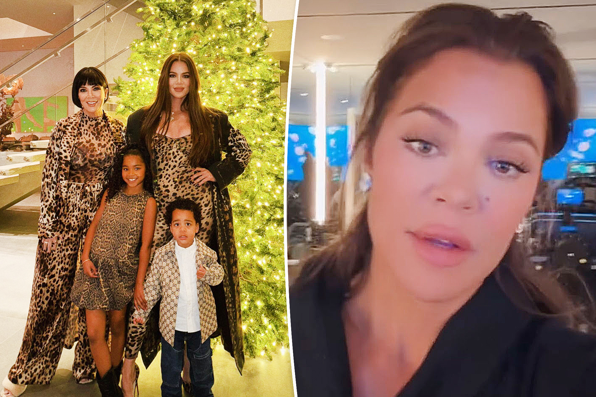 Khloé Kardashian’s daughter True had 105-degree fever throughout Christmas Eve celebration