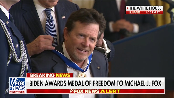 Michael J. Fox Awarded Presidential Medal of Freedom in Emotional Ceremony