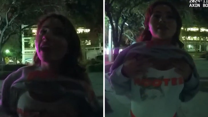 Hooters Waitress Tries to Make Out With Cop Throughout DUI Arrest