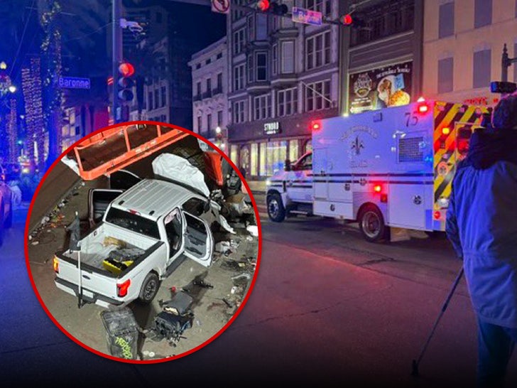 Ten Useless as Truck Plows Into New Yr’s Eve Crowd in New Orleans