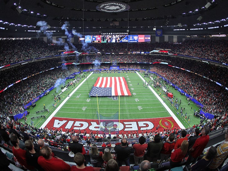 Sugar Bowl Holds Second Of Silence To Honor NOLA Terrorist Assault Victims