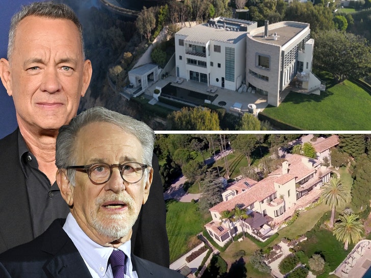 Tom Hanks’ and Steven Spielberg’s Homes Spared by Fireplace