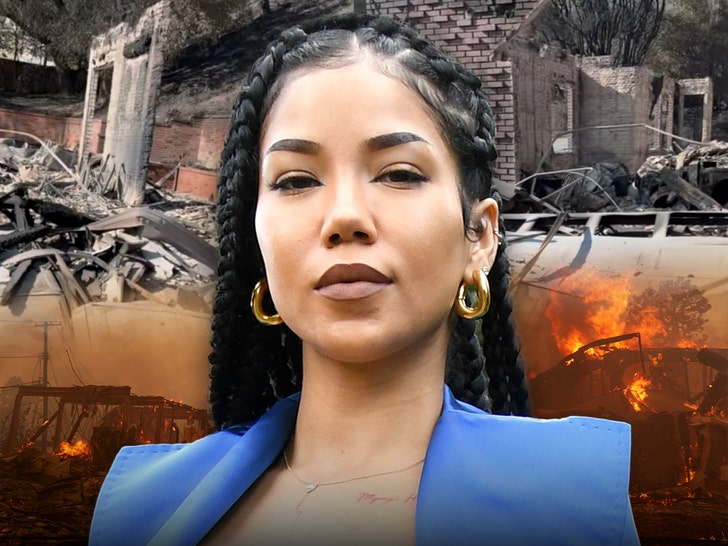 Jhené Aiko Returns to Burned Los Angeles House, Movies Stunning Scene