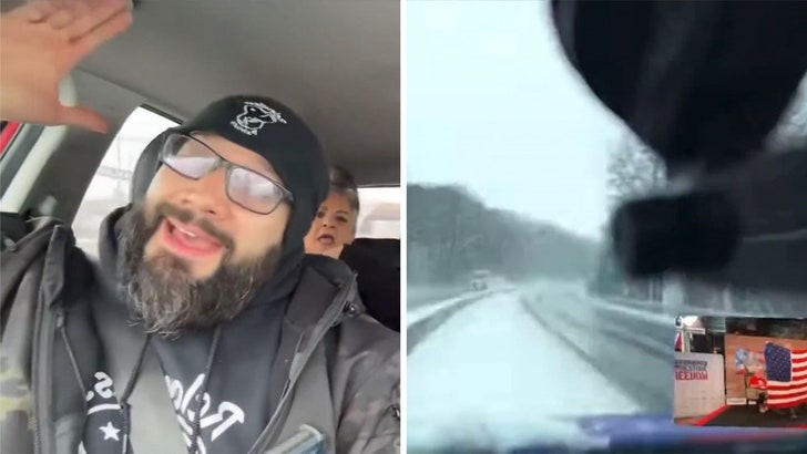 Trump Supporter Singing MAGA Tune Crashes Automotive Whereas Rushing in Snow