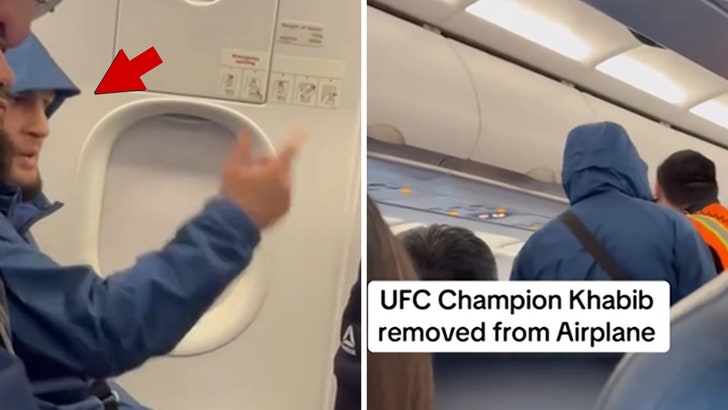 Khabib Nurmagomedov Faraway from Flight Over Seat Dispute