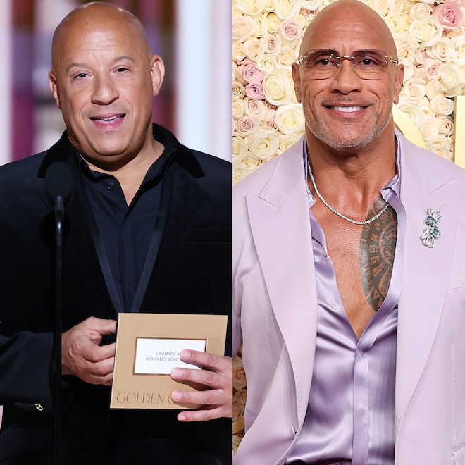 Vin Diesel Calls Out Dwayne Johnson at Golden Globes Amid Feud