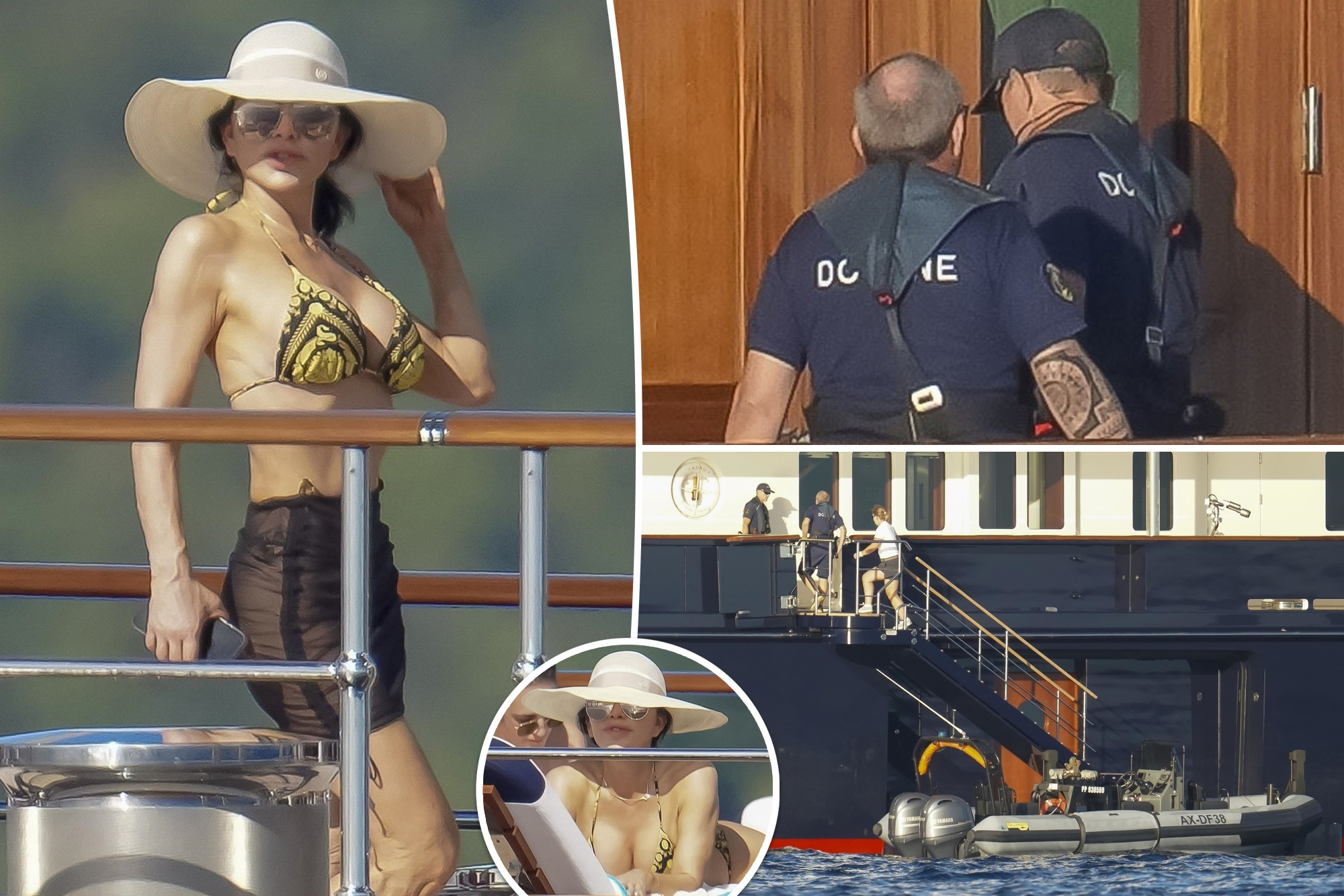 Customs officers interrupt Lauren Sánchez sunbathing on Jeff Bezos’ $500M yacht