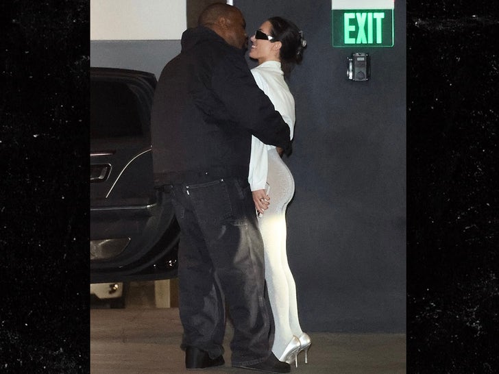 Kanye West Grabs Bianca’s Butt, Kisses Her Throughout Palms-On Outing